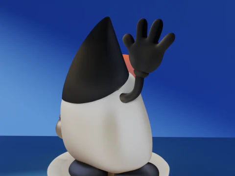 Mascote de Java Duque Modelo 3D
