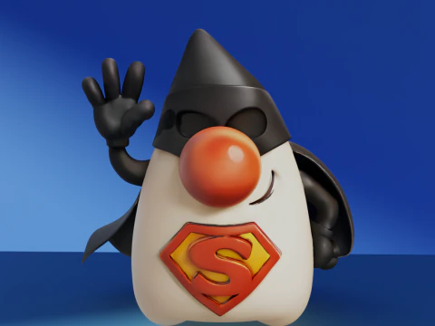 Mascote de Java Duque Modelo 3D