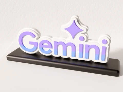 İkizler'den Esinlenen Yapay Zeka Maskotu 3D Model
