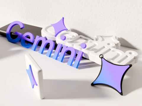 İkizler'den Esinlenen Yapay Zeka Maskotu 3D Model