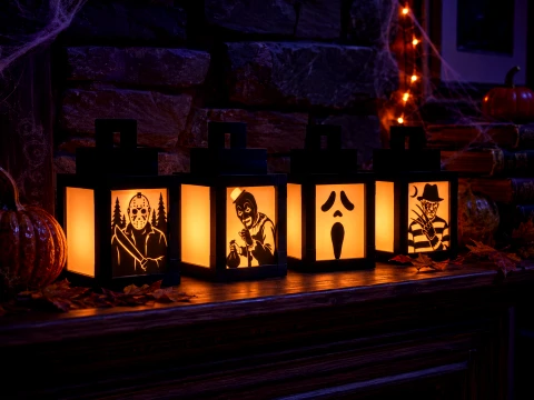 Halloween Lamp Horror Lantern Pack 3D Model