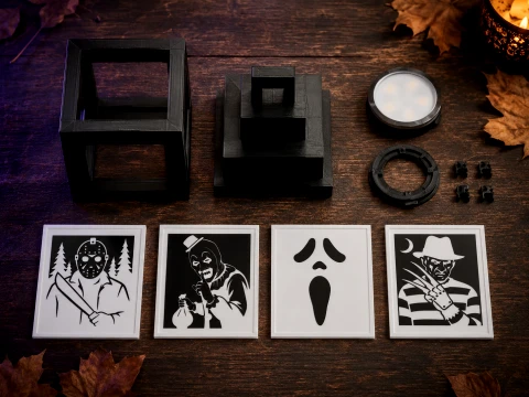 Halloween Lamp Horror Lantern Pack 3D Model