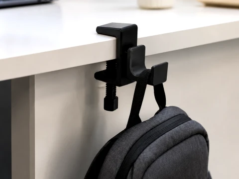 Adjustable Desk Bag Hook Modelo 3D