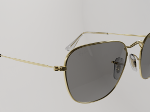 Glasses ray ban Modello 3D