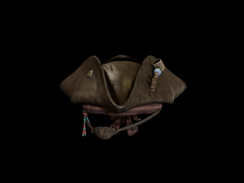 Pirate Hat PBR 3D Model