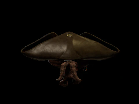 Pirate Hat PBR 3D Model