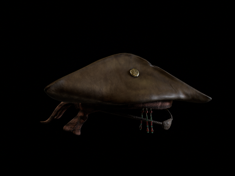 Pirate Hat PBR Modelo 3D