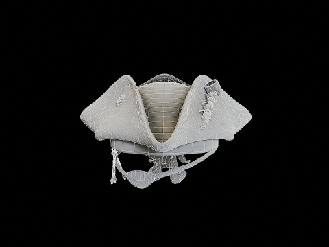 Pirate Hat PBR Modelo 3D