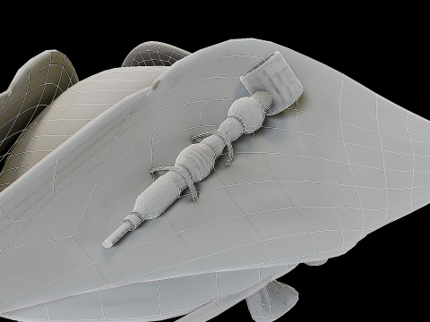 Pirate Hat PBR Modelo 3D