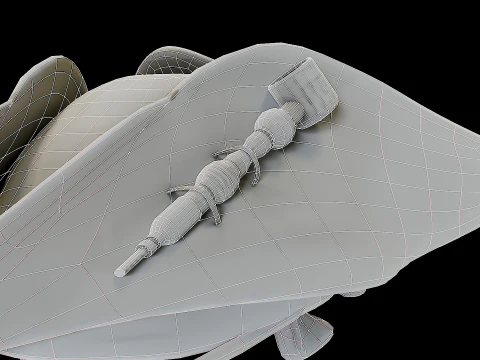 Pirate Hat PBR 3D Model