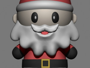 santa claus cute 3Dモデル
