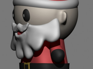 santa claus cute Modèle 3D