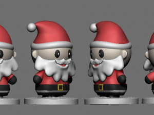 santa claus cute Modèle 3D