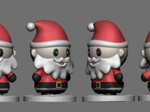 santa claus cute 3D Model