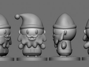 santa claus cute Modèle 3D