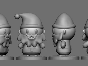 santa claus cute 3D Model