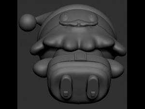 santa claus cute Modèle 3D