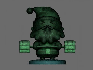 santa claus training 3D Model