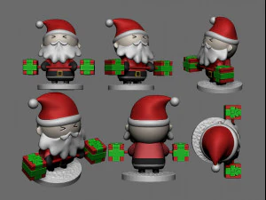 santa claus training 3D Model