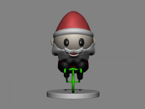 santa claus bike 3D 模型