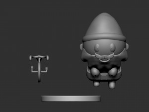 santa claus bike 3D Model