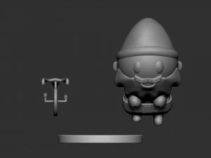 santa claus bike 3D Model
