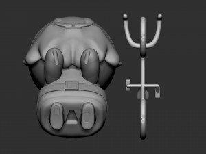 santa claus bike 3D Model