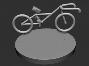 santa claus bike 3D Model