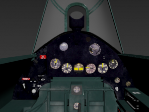 f4f wildcat cockpit 3D Модель