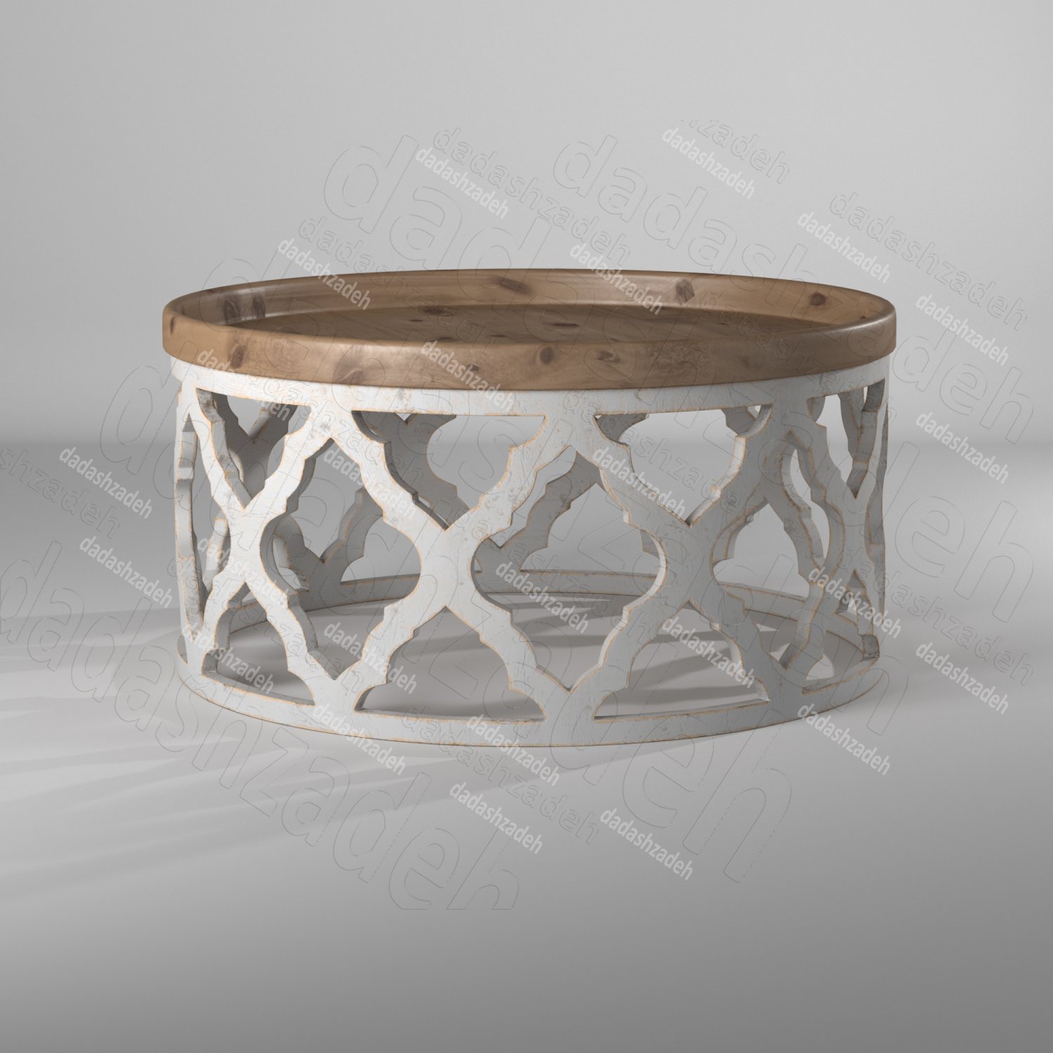 Fir wood shop coffee table