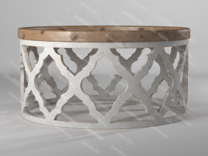 maine fir wood coffee table Model 3D