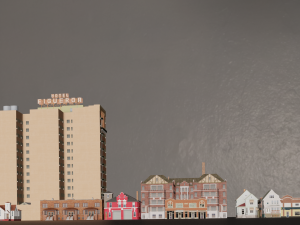 10 IN 1 BUILDINGS LOW POLY GAME READY 3D 모델