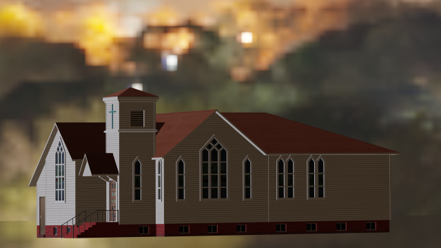 BUILDING GAME READY LOW POLY 3D 模型 .c4d .max .obj .3ds .fbx .stl .blend 