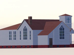 BUILDING GAME READY LOW POLY 3D Model