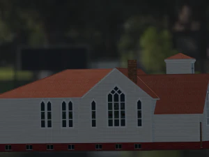 BUILDING GAME READY LOW POLY 3D Model