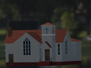 BUILDING GAME READY LOW POLY 3D 模型