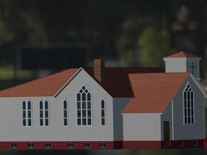 BUILDING GAME READY LOW POLY 3D 模型