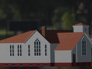 BUILDING GAME READY LOW POLY 3D Model