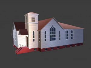 BUILDING GAME READY LOW POLY 3D Model