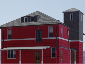BUILDING GAME READY LOW POLY 3Dモデル