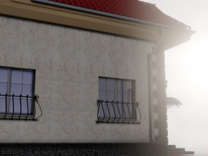 COTTAGE HOUSE WITH INTERIOR GAME READY 3Dモデル
