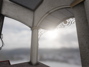 COTTAGE HOUSE WITH INTERIOR GAME READY 3Dモデル