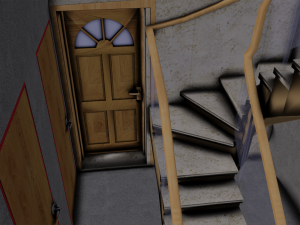 COTTAGE HOUSE WITH INTERIOR GAME READY 3Dモデル