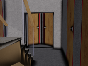 COTTAGE HOUSE WITH INTERIOR GAME READY 3Dモデル