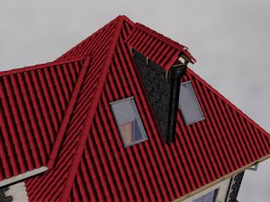COTTAGE HOUSE WITH INTERIOR GAME READY 3Dモデル