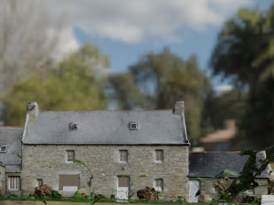 COUNTRY HOUSE GAME READY 3D MODEL 3D Model