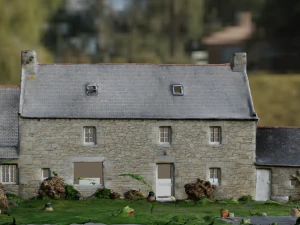 COUNTRY HOUSE GAME READY 3D MODEL 3D Model