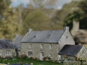 COUNTRY HOUSE GAME READY 3D MODEL 3D Model