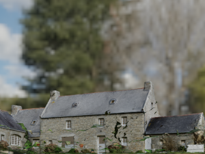 COUNTRY HOUSE GAME READY 3D MODEL 3D Model