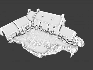 COUNTRY HOUSE GAME READY 3D MODEL 3D Model
